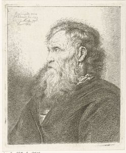 Oude man met baard