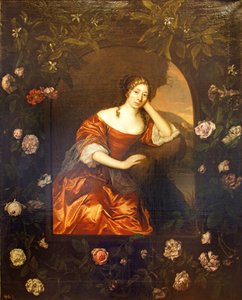 Portret van Prinses Henriette Catharina van Anhalt-Dessau, geboren Prinses van Oranje-Nassau (1637-1708) door Johannes Mytens
