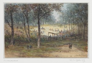 Openluchtbijeenkomst door Johannes Pieter van Wisselingh
