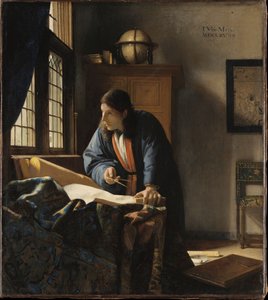 Der Geograph door Johannes Vermeer