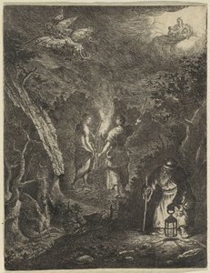 Allegorie van de weg van de ware liefde door Johannes Vorsterman