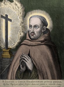 Sint Jan van het Kruis (Juan de Yepes Alvarez, Juan de la Cruz) (1542-1591) - gravure door Vorstermann