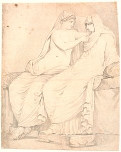 Detail (van het Aldobrandinische Huwelijk)