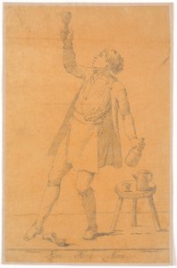 Portret van Jens Juel? Kalk