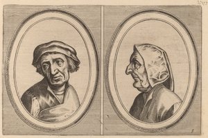 "Goelijeke Floor" en "Kinne Snavels" door Johannes and Lucas van Doetechum after Pieter Bruegel the Elder