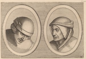 "Houte Klaes" en "Kommer-stoofs" door Johannes and Lucas van Doetechum after Pieter Bruegel the Elder