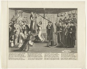 Het wegen van de Bijbel door Johannes de Ram