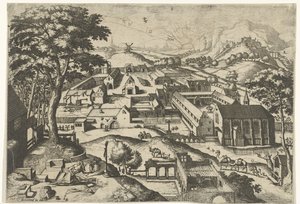 Landschap met de heilige Hieronymus
