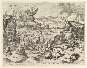 De bekoring van Sint Antonius door Johannes and Lucas van Doetecum