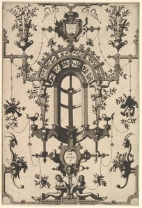 Moderne groteske met bandwerk, 1554