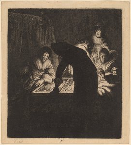 De backgammonspelers door Johannes van Vliet