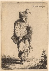 De Draaiorgelspeler door Johannes van Vliet