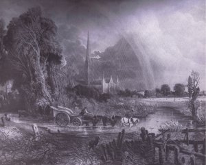 Kathedraal van Salisbury vanuit de weiden, Bibbys Jaarboek