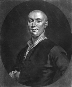 Mr John Broughton, gegraveerd door J. Faber de Jongere (c.1695-1756)