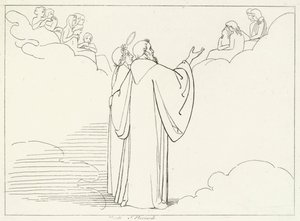 Orde van de Patriarchen, Paradijs, Canto 32 (gravure) door John (after) Flaxman
