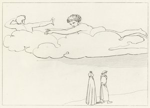 Zuivering van Afgunst, Louteringsberg, Canto 13 door John (after) Flaxman