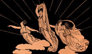 Scène uit De Odyssee van Homerus (print) door John (after) Flaxman