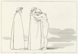 De Ontmoeting met Sordello, Vagevuur, Canto 6 (gravure)