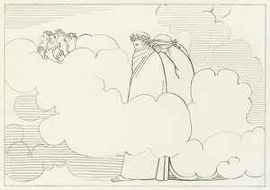 De Regio van Rook, Louteringsberg, Canto 16 (gravure) door John (after) Flaxman