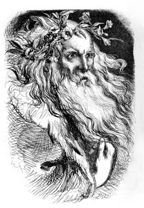 Koning Lear door John (after) Gilbert