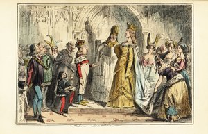 Koning Hendrik VI van Engeland getrouwd met Margaretha van Anjou in Titchfield Abbey, 23 april 1445 door John (after) Leech