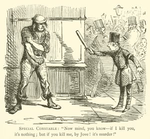 Politieagent door John (after) Leech
