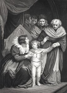 Elizabeth Woodville geeft haar zoon over