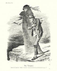 Sir John Tenniel cartoon: De Verleider door John (after) Tenniel