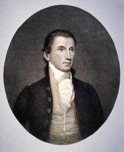 James Monroe (1758-1831) gegraveerd door Asher Brown Durand (1796-1886)