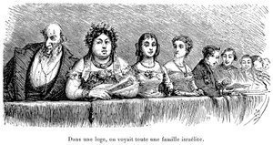 Israëlische familie in een theaterloge in Rusland door Walter Charles Mills