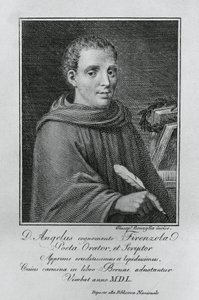 Portret van Agnolo Firenzuola (1493-1543), Italiaanse schrijver en humanist, gravure door Giuseppe Benaglia (ca 1796-ca 1830)