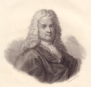 Portret van Italiaanse wiskundige Jacopo Riccati (1676-1754), kopergravure door Caterina Piotti-Pirola