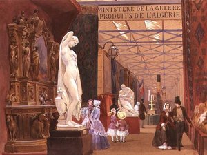 Deel van het Franse Hof, de Grote Tentoonstelling