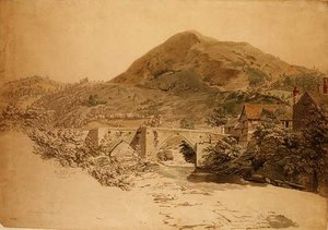 Brug bij Llangollen door John Alexander Gresse