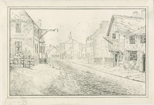 Rugeley Stad - Wolseley Brug naar de Lichfield Road door John Allport