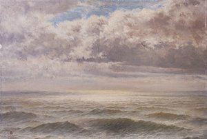 Een zilveren zee, Zuid-Devon, c.1883 door John Anderson