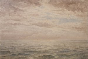 Zeegezicht, 1883 door John Anderson