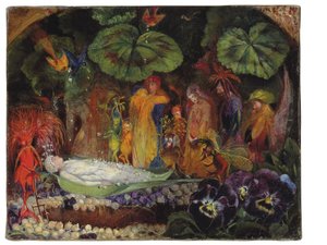 Dood van de Feeënkoningin door John Anster Fitzgerald