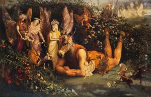 Titania en Bottom, uit Een Midzomernachtsdroom