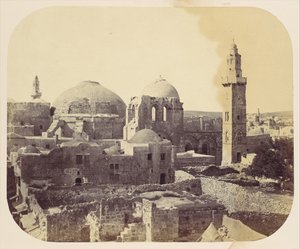 Koepel van het Heilig Graf, Jeruzalem, 1860s