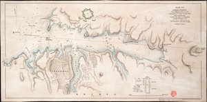 Zwarte Zee Sebastopol van een Russische enquête uit 1836