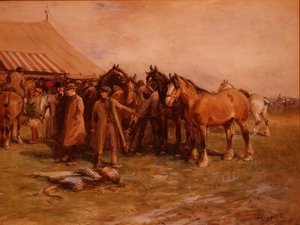 Paardenmarkt door John Atkinson