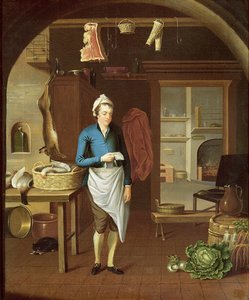 Keukenscène, 1771 door John Atkinson