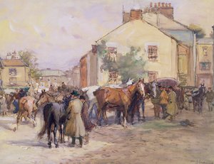 De paardenmarkt door John Atkinson