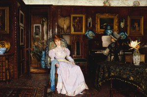 Dulce Domum door John Atkinson Grimshaw