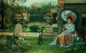 In de Plesaunce, Knostrop Hall, Leeds, 1875