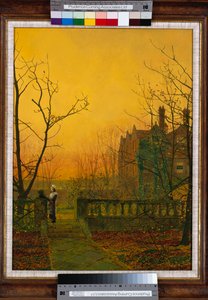 Knostrop Hall, Leeds door John Atkinson Grimshaw