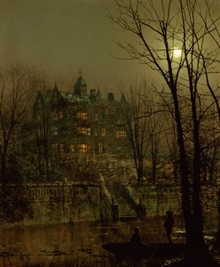Knostrop Old Hall, Leeds door John Atkinson Grimshaw