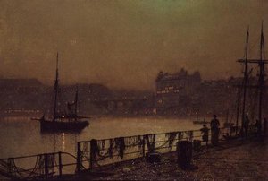 Scarborough door John Atkinson Grimshaw