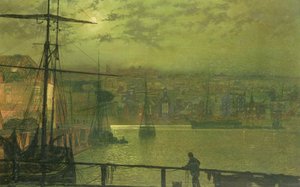 Onbekend Beeld door John Atkinson Grimshaw